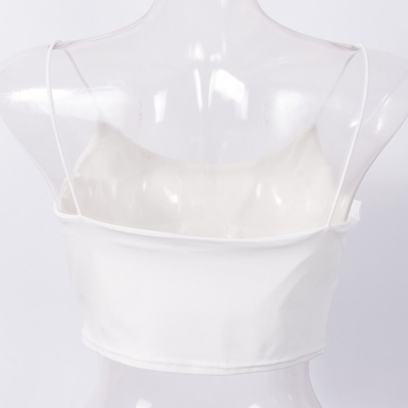 Spaghetti strap crop top - Picture 3 of 4